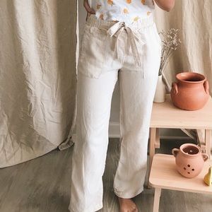 Linen Blend Trousers
